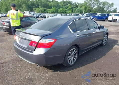 2013 Honda Accord Sport from USA, damaged, VIN 1HGCR2F57DA084918